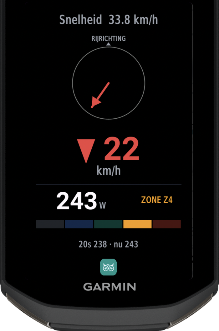Strada on the Edge 1050 — live wind